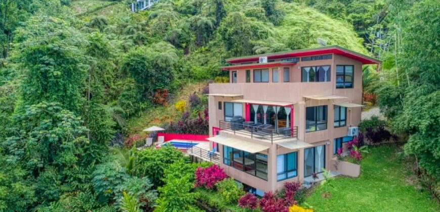 Ocean View Luxury Home for Sale Dominical