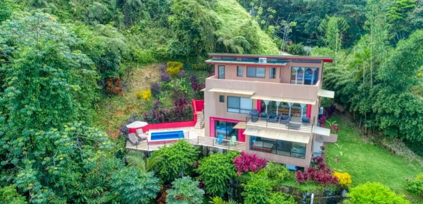 Ocean View Luxury Home for Sale Dominical