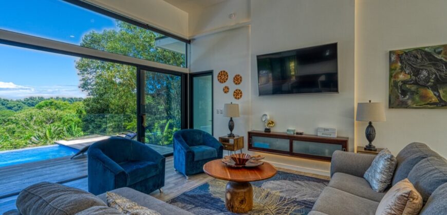 Ocean View Home In Dominical