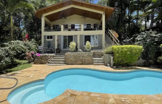 Mountain View Home In Dominical