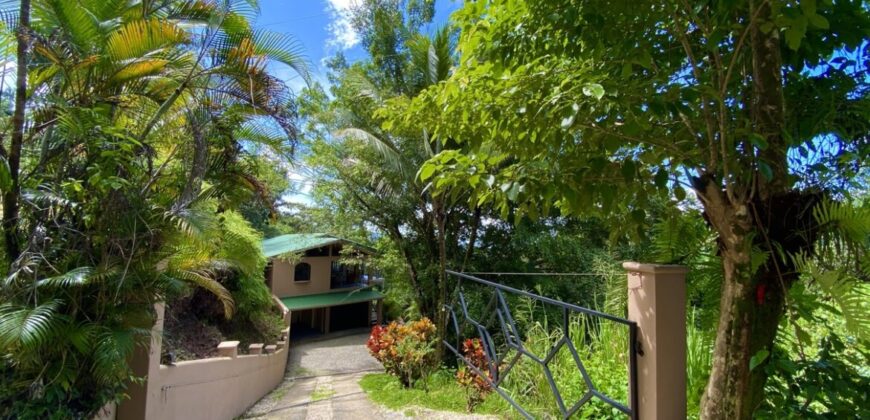 Ocean & Jungle View Home For Sale Dominical