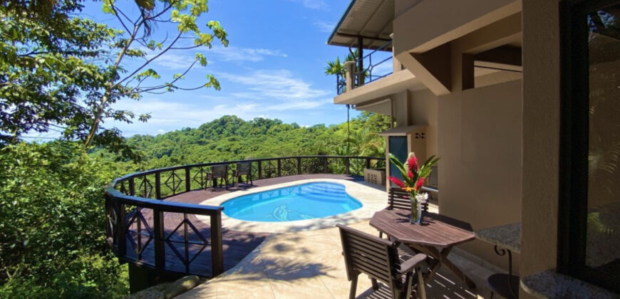 Ocean & Jungle View Home For Sale Dominical