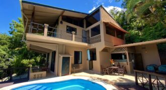 Ocean & Jungle View Home For Sale Dominical