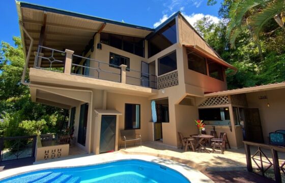 Ocean & Jungle View Home For Sale Dominical