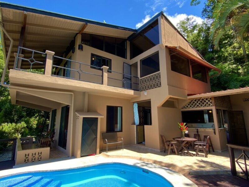 Ocean & Jungle View Home For Sale Dominical