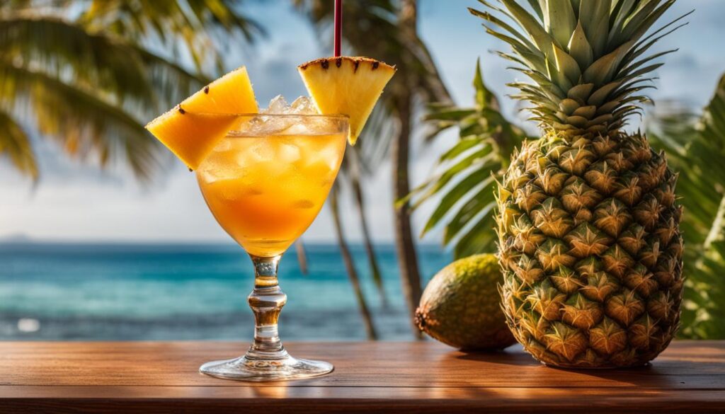 Costa Rican rum cocktail